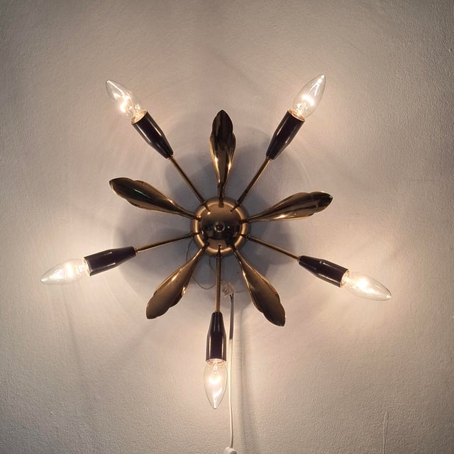 Mid-Century Modern Ceiling Light, Italy, 1950s For Sale - Image 12 of 18