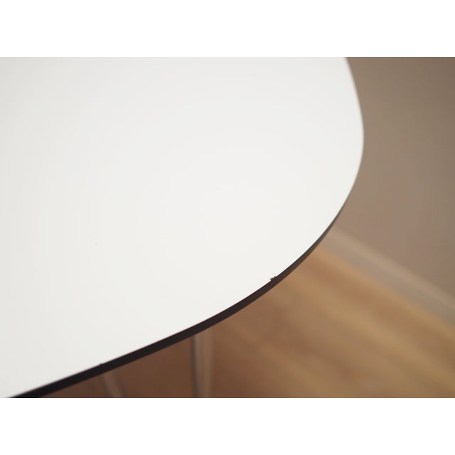 Silver Vintage Italian White Table, 1990s For Sale - Image 8 of 18