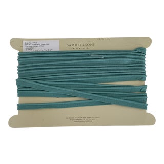 Samuel and Sons Lagoon Blue Green French Piping- 9 Yards For Sale