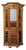 19th Century Gründerzeit Oak Hall Tree with Mirror, 1890 For Sale