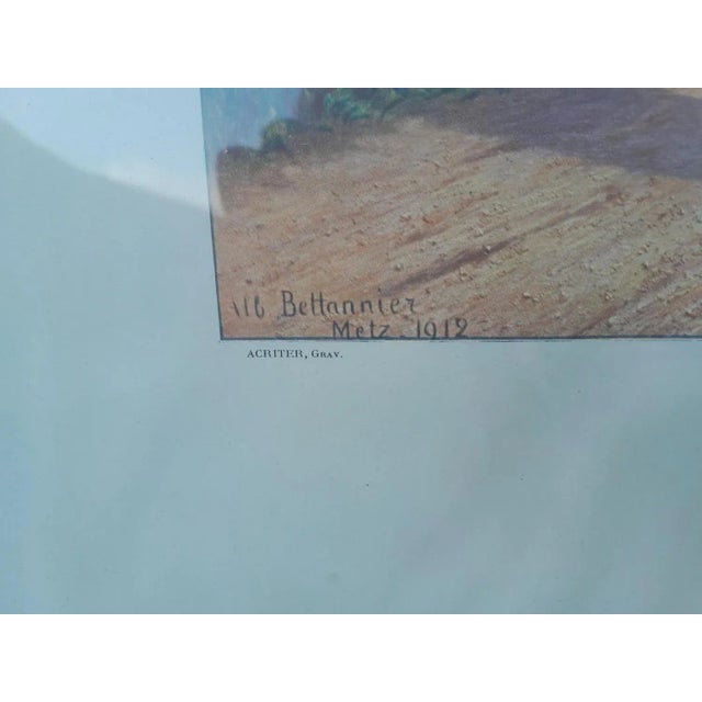 Bettannier albert painter acriter engraver chaponet g printer patriotic subject, painted in 1912, in the context of the...