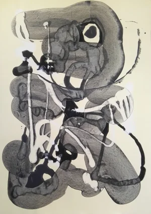 Stefano Mazzolini, AC3, 2017, Acrylic on Paper