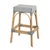 Wood Robias 30 in. Seat Height Rectangular Rattan Backless Bar Stool, White/Navy Stripe/ Natural Rattan Frame For Sale - Image 7 of 7