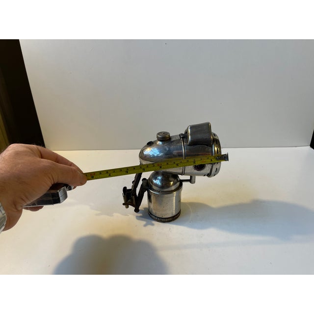 Bullet Carbide Bicycle Lamp from Nirona, 1930s For Sale - Image 6 of 9