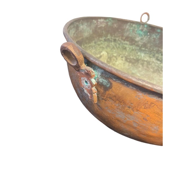 Vinatge Large Copper Hanging Bowl For Sale In West Palm - Image 6 of 6
