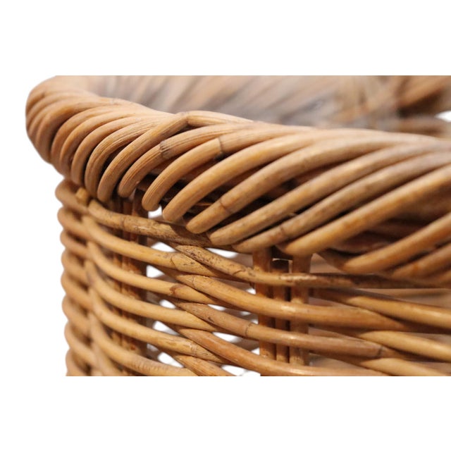 Wicker Woven Basket For Sale - Image 4 of 7
