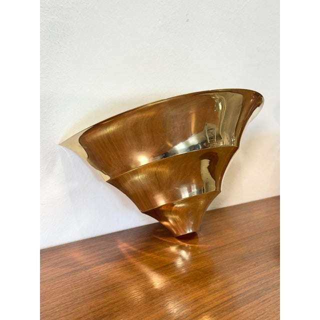 Metal Brass Wall Lamps, 1970s, Set of 6 For Sale - Image 7 of 10