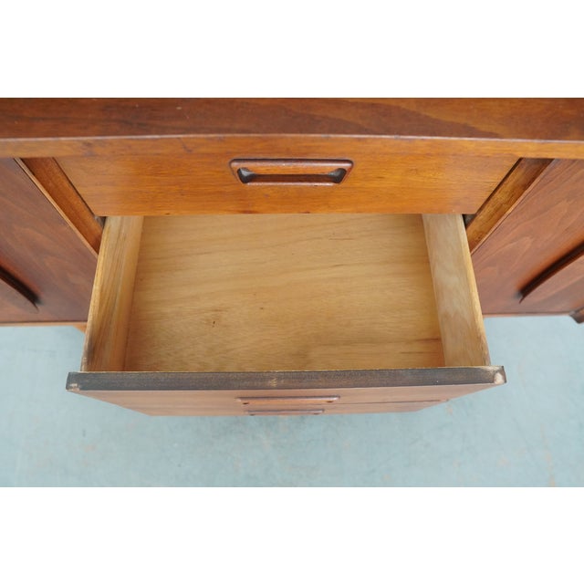 Vintage Garrison Furniture MCM China Cabinet For Sale - Image 14 of 17