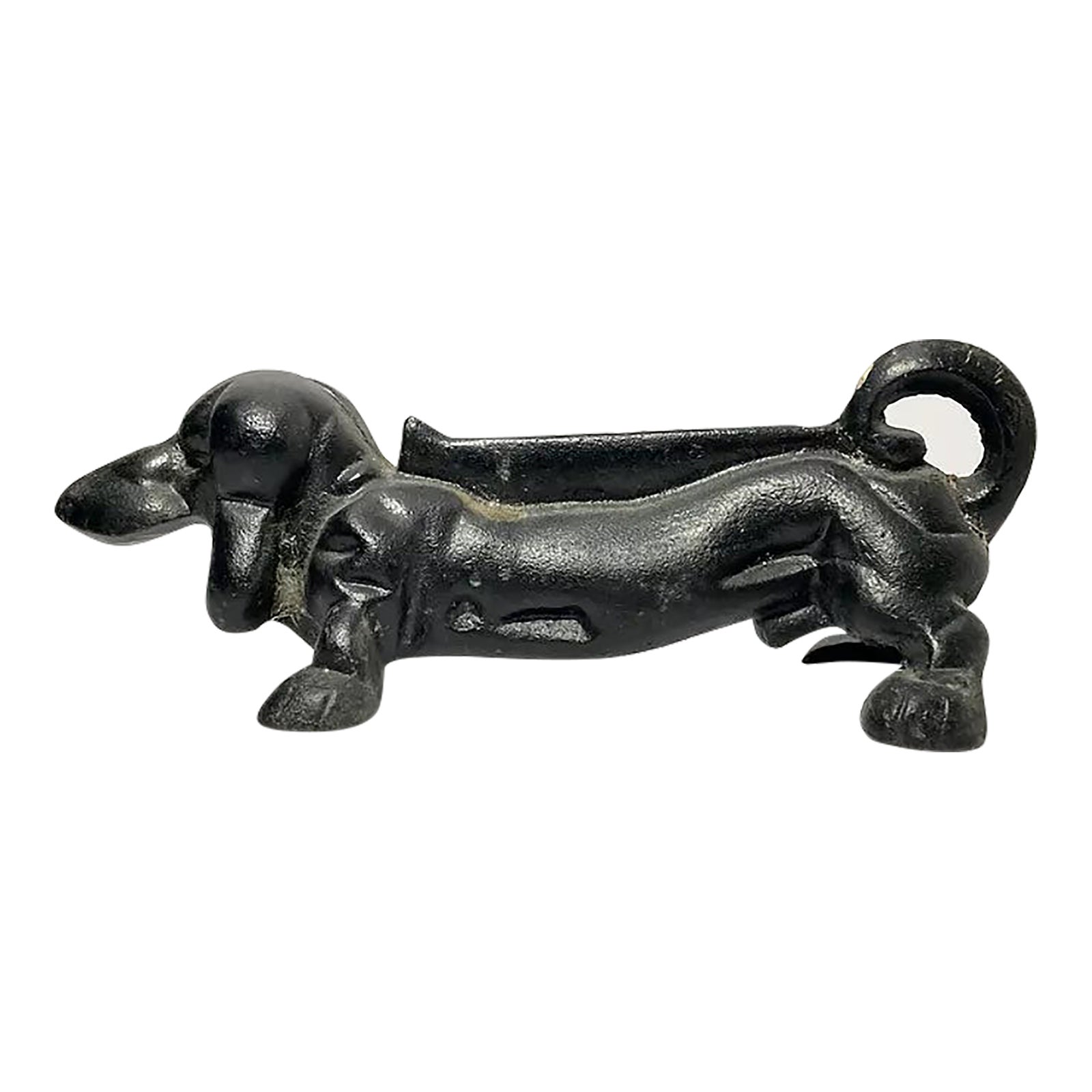1940s Cast Iron Black Dachshund Shoe Scraper Door Chairish