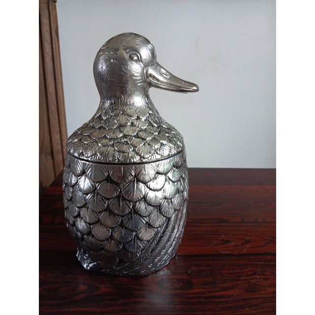 Silver Duck Ice Bucket by Mauro Manetti, Italy, 1960 For Sale - Image 6 of 12