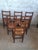 Chairs in Straw and Wood, 1890s, Set of 6 For Sale - Image 3 of 14