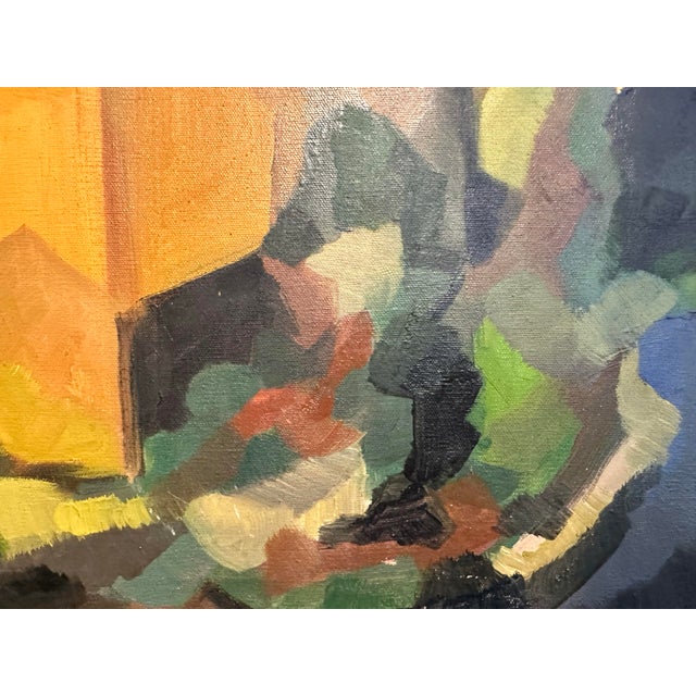 Oil painting painted by Elizabeth Craig Muller in 1951 while at the Mills College in California. The Mills college was...