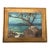 1950’s Original Modernist Rocky Beach Seascape Painting For Sale