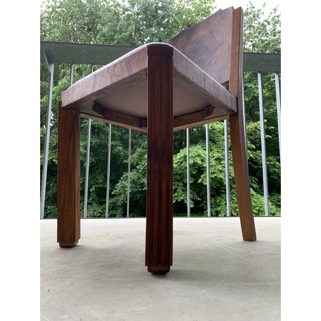 Brown Art Deco Chairs in the style of Christian Krass, 1920s, Set of 6 For Sale - Image 8 of 18