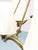Large Viennese Modernism Curved Brass Wave Chandelier by Hugo Gorge, 1940s For Sale - Image 10 of 18
