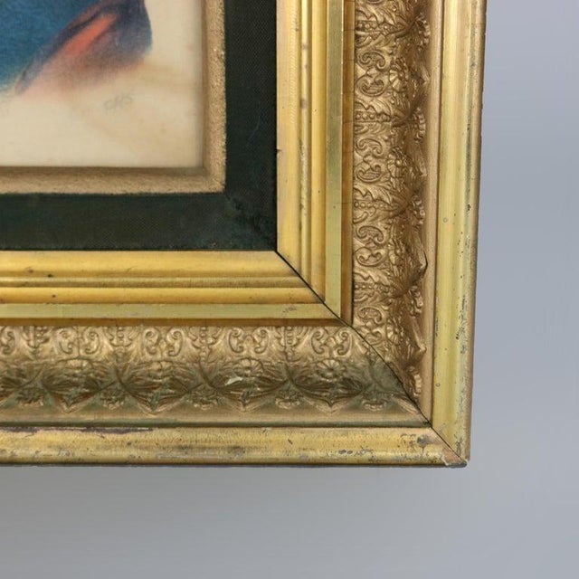 Deep First Finish Giltwood Deep Frames With Child Portrait Prints C1880 - Set of 2 For Sale - Image 14 of 18