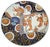 Gold Vintage Hand-Painted "Gold Imari" Japanese Porcelain Charger – Geisha & Cherry Blossom For Sale - Image 8 of 9