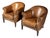 Club Chairs in Sheepskin Leather, Set of 2 For Sale