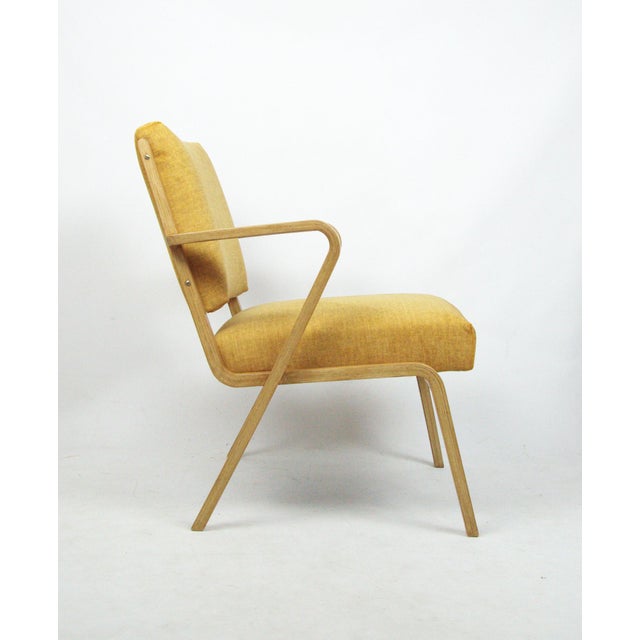 Yellow Armchair by S. Selmanagic for Veb Deutsche Werkstätten Hellerau, Germany, 1950s For Sale - Image 8 of 15