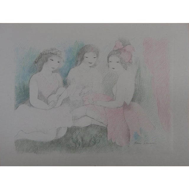 Marie Laurencin, Three Friends With a Guitar, 1928, Lithograph For Sale - Image 7 of 7