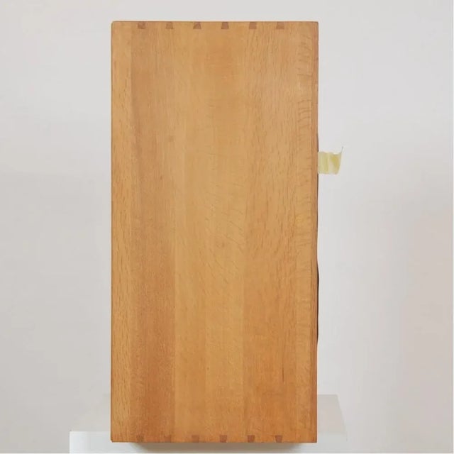 Tan Cabinet in Oak and Glass by Mogens Koch for Rud. Rasmussen For Sale - Image 8 of 9