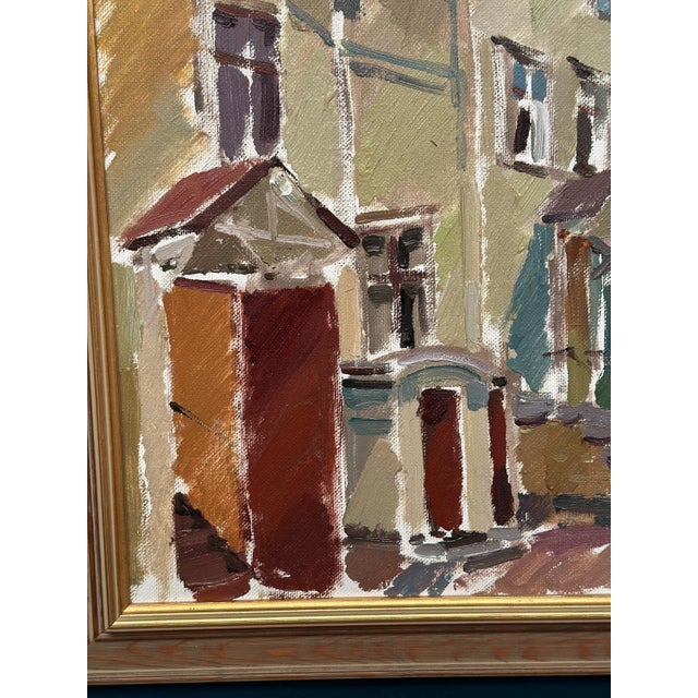 Gösta Stawåsen, Södra Kyrkogatan 50, 1970, Oil on Canvas, Framed For Sale - Image 11 of 16