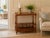 Vintage Burl Wood Canterbury and Etageres Side Table For Sale - Image 11 of 12