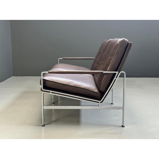 Animal Skin Danish FK 6720 Sofa Set by Preben Fabricius & Jørgen Kastholm for Kill International, 1960s, Set of 2 For Sale - Image 7 of 14