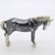 Vintage Italian Handmade Genuine Silver Saturno Branded Darkened Horse Figurine, 1980s For Sale - Image 6 of 13