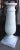 Late 20th century traditional cast stone baluster column. Column is missing the capital. There are two available, sold...