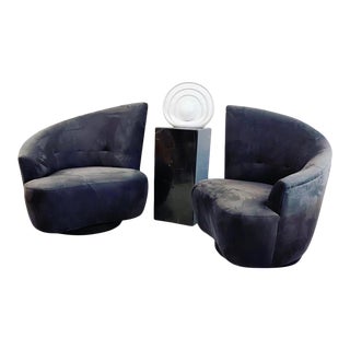 Vladimir Kagan Bilbao Chair Pair For Sale