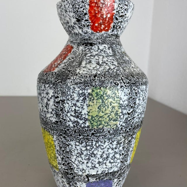 Fat Lava Pottery 575 25 Vase from Bay Ceramics, Germany, 1950s For Sale - Image 16 of 18
