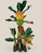 Chinoiserie Hand-Painted Italian Tropical Banana Tree Sculpture For Sale - Image 3 of 9