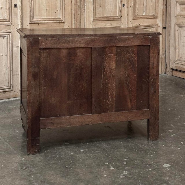 Antique Country French Louis XV Oak Commode ~ Chest of Drawers For Sale - Image 15 of 15