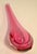 1960 Flavio Poli for Seguso Pink Murano Hand Blown Art Glass Vase Teardrop Shape For Sale - Image 12 of 14