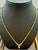 24 K Pure Gold Hand Made Yellow Gold Tube Chain Necklace, 9.7 Gm, 16 " + Pendant For Sale - Image 14 of 18