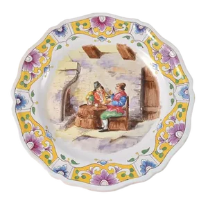 Lille Faience Plate France c.a 1767 / 18th Century