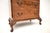 Brown Antique Burr Walnut Chest of Drawers, 1920s For Sale - Image 8 of 9