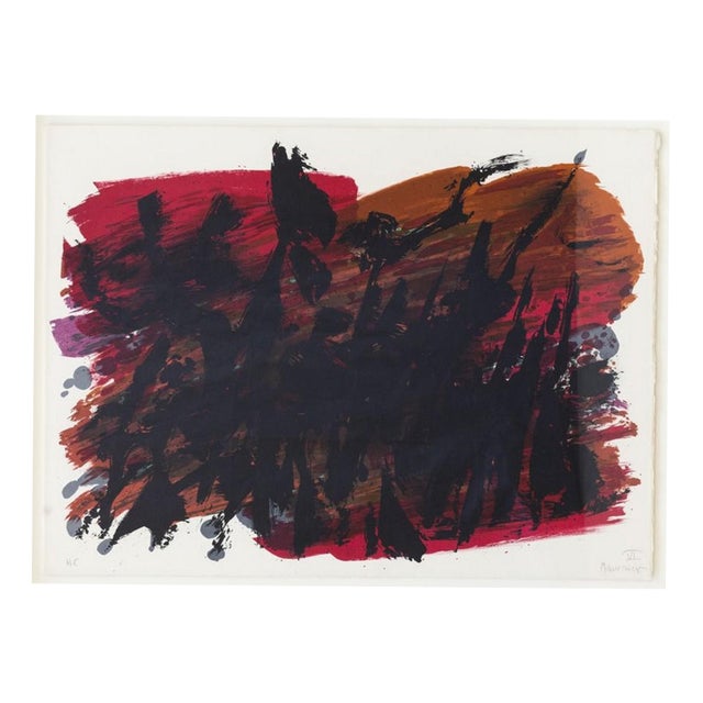 Alfred Manessier, Abstract Composition, 1975, Lithograph For Sale