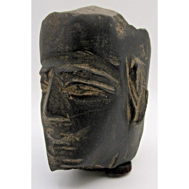 Pre-Columbian Mezcala Carved Stone Axe God Sculpture For Sale - Image 9 of 11