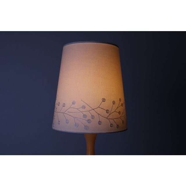 Birch Wood Table Lamp from Ikea, 1990s For Sale - Image 9 of 16