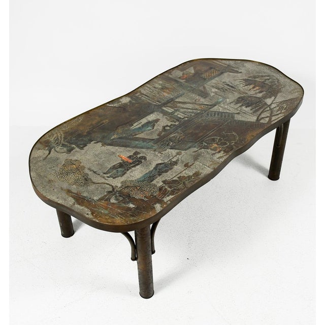 Philip and Kelvin LaVerne Mid-Century Chan Coffee Table For Sale - Image 11 of 11