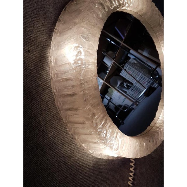 Round Mirror from Hillebrand, 1970s For Sale - Image 3 of 7