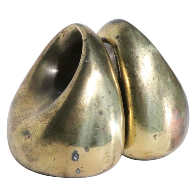 Mid 20th Century Brutalist Ben Seibel for Jenfredware Bookends For Sale - Image 10 of 15