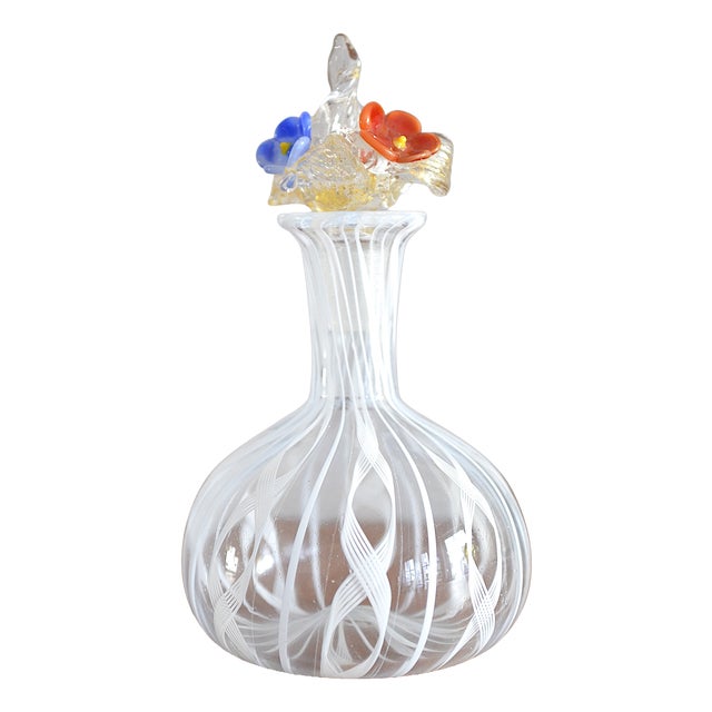 Venetian Murano Perfume Bottle, 1950s For Sale