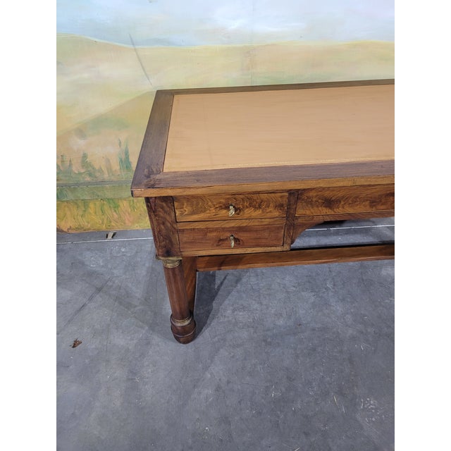 Empire Style Desk in Mahogany For Sale - Image 3 of 13
