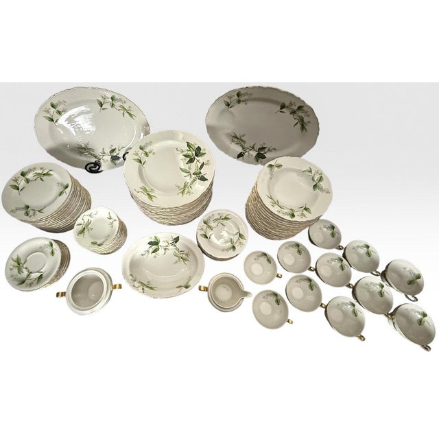 Vintage Theodore Haviland New York Orange Blossom Fine China Dinnerware 88 Piece Set Elevate your next formal gathering or...