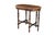 Mid-Century Modern Mid Century Mersman Victorian Revival Walnut Burl Oval Inlaid Accent Table 30" For Sale - Image 3 of 18