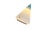 Vintage Cone Pyramid Table Lamp in White and Blue Murano Glass by Giusto Toso for Leucos, 1970s For Sale - Image 9 of 12