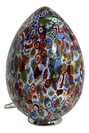 Murano Style Murrine Multicolor Table Lamp